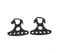 Bike Handlebar Extender Adjustable Mount Bracket for Repair Stand - Fit 22-31.8mm Bars - Black Plastic Cycling Accessory 135x104mm