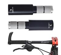 Bike Handlebar Extension - Aluminum Alloy Handlebar Extender for Bicycles, Retractable Extra Space Mount - Easy Fastening Accessory, for Phone Holders & GPS, Mountain & Folding Bikes