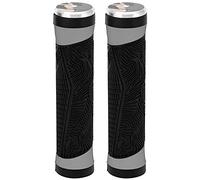 Bike Handlebar Grips, 2pcs 5.1x1.2in Silicone + Aluminum Alloy Flat Handlebar Grips Bike Grips Handlebar Grips 0.9in Inner Aperture for Mountain Biking (128.00)