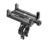 Bike Handlebar Mount | Primper Rotating 4 Puffs Aluminum Alloy Holder 360° Adjustable | Secure Anti-Complicity Grip for Smartphones Motorcycle and Bike Navigation Accessory