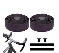 Bike Handlebar Tape - 2 Sets Soft Anti-Slip Shock-Absorbing Handle Wraps, Bicycle Tape Buffer Pad | For Comfortable Ride Enhanced Grip Cycling Commuting Training Racing Rainy Days