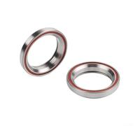Bike Headset Bearings 1-1/8inch 45x45 Deg 2-Pack | 45/45 degree angle, 1-1/8 inch steerer, smooth rotation, MTB and road bike compatible, 2-pack value