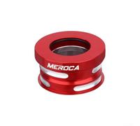 Bike Headset Bearings 44-44mm CNC Aluminum Alloy Waterproof Dustproof for Dahon Folding Bike Cycling Components Black Red Silver Golden Purple 28.6x44mm(Red)