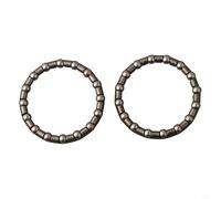 Bike Headset Bearings, Headset Bottom Bracket Fork Bearings All Series 2Pcs Replacement Ball Bearing Cycling Component(2# 37-29mm)