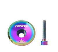 Bike Headset Bike Stem Cover Aluminium Alloy Top Cap Only 5.2g Ultra Light Headset With Screw For 28.6mm Front Fork Head Tub(BLG-TKB)