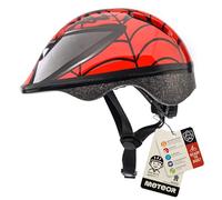 meteor Helmet For Baby Kids Toddler Childrens Boys Cycle Safety Crash Helmet Small Sizes For Child MTB Bike Bicycle Skateboard Scooter Hoverboard Riding Lightweight Adjustable Breathable KS06