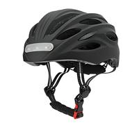 Bike Helmet with LED Safety Light, Front and Back LED Lights Adjustable Cycling Helmet Breathable Adult Cycling Helmet for Urban Commuter Biking Scooter, Removable (L)