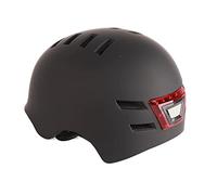 Bike Helmet with Light,USB Rechargeable LED Front and Back Light Road Helmets,Thickened EPS liner Cycling Helmet for Cycling, Balance Car, Skateboard (Black)