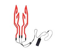 Bike Helmets Light - LED Light Strip for Helmets, 3 Mode Helmet Lightt Sticker, Adjustable Safety, Adhesive Bike Motorcycle Accessory | Visible Night Riding for Cycling Commuting Outdoor Sports