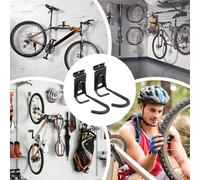 Bike Holder Wall Mount,Heavy Duty Metal Power Tool Organizer for Wall | Bike Storage Brackets Strong Load-Bearing for Kitchen Living Room Garage