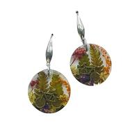 Bike Hoops - Hand Made Unique Earrings, Perfect women's Fashion Jewellery Gift, unique design made in South America - Nature collection