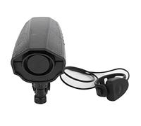 Bike Horn, Loud Horn Electric Bike Horn with Fixed Base 110db Volume ABS Electric Bike Horn Handlebar Alarm for Handlebars of All Pipe Diameters