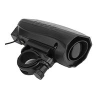 Bike Horn, Loud Horn Electric Bike Horn with Fixed Base 110db Volume ABS Electric Bike Horn Handlebar Alarm for Handlebars of All Pipe Diameters