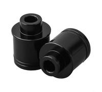 Bike Hub Adapter 12/15mm To 9Mm Thru Axle QR Conversion Kit For Hope DtSw 7075 Anodized Aluminum CNC Machined 5.3g Pair(2pcs 15 to 9mm)