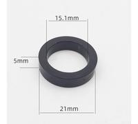 Bike Hubs Bicycle Thru Axle Washer M15x0 25mm Aluminum Alloy Flat and Conical Washers Suitable for Cycling Axle Installations (M15*5mm)
