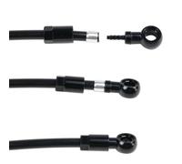 Bike Hydraulic Brake Hose Connector Kit for Shimano SLX XT XTR | BH90 Anodized Aluminium Alloy Olive Nut and Seals Available in Black Red Gold Silver