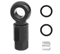 Bike Hydraulic Brake Olive Kit Hose Connector Aluminium Alloy | for Shimano SLX XT XTR M8100 M9100 ZEE Saint BH90 5mm Oil Pipe Black Red Silver Kit