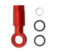Bike Hydraulic Connector - Brake Hose Connector | Cycling Disc Brake Olive Insert | High-Pressure Weatherproof Pipe Fittings for Garage Workshop Road Racing Travel Commuting Camping Mountain