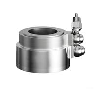 Bike hydraulic headset accessory compatible with oil brake bikes, engineered for infinite For 360 degree rotation, crafted from 7075 alloy with anodic oxidation finish (silver)