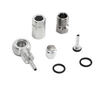 Bike Hydraulic Hose Olive Connecting Inserts Kit, Brake Hose Insert Assembly for Formula R1 R1R RR1 RX, High Accuracy Aluminum Alloy DIY Modification Parts with 5 Wire Body and Acc