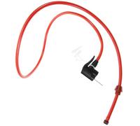 Bike Inflator Hose for Valves with Quick Connect Head | Tpu and Plastic Build, Red Finish, Bike Mount and Repair Kit Included, for Indoor Cycling and On-the-go Repairs
