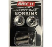 Honda CBR 1000 RRA Fireblade SP 2014-2016 [Bikeit Silver Paddock Stand Bobbins]