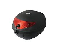 BIKE IT BikeTek 24L Motorcycle Top Box Scooter Luggage Top Case 24L Helmet Storage With Universal Fitting Plate