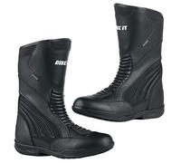 BIKE IT 'Burhou' Adults Motorcycle Motorbike Boots All-Seasons Waterproof Black Sports Touring UK 10 / EUR 44 / US 11