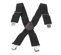 BIKE IT Heavy Duty Motorcycle Rider Braces Elasticated Motorbike Trouser Braces (Black)