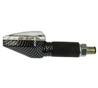 BIKE IT LED Diamond Indicators Long Carbon Clear Lens E-Marked