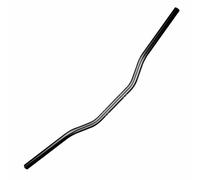 Bike-It Low Un-Braced Motorcycle Handlebar - Black, 22mm (7/8'') Diameter