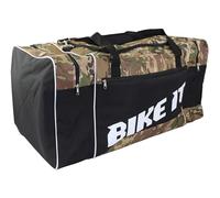 Bike It Luggage Kit Bag 128L Motorcycle Motocross Gear Bag Large 128 Litre Capacity - Camo