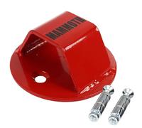 BIKE IT Mammoth Ground Anchor For Motorcycle Scooter Ebike - Security Anchor Anti-Attack Anti-Extraction Bolts, High Strength Steel, Universal Anti Theft Security