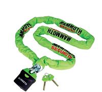 BIKEIT LOCM009 MAMMOTH HD SQUARE LINK CHAIN & LOCK 1.8M Motorbike Hardened Steel Security Chain Lock