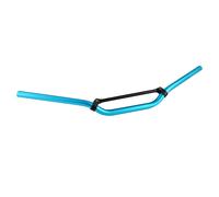 Bike It Medium Braced Handlebar - Shot Peen Light Blue (22.2mm)