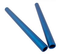 Bike It Motorcycle 280mm Matt Blue Clip-On Tubes - 22.2mm (7/8") diameter