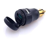 Bike It Motorcycle Hella DIN Plug Powerlet Charger PD USB Type C & QC 3.0 Charger Power Adapter with LED Display Compatible With Motorbike ATV Street Bike