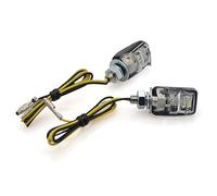 BIKE IT Motorcycle LED Number Plate Lights Motorbike Black Body E-Marked Atom