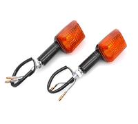 BIKE IT Motorcycle Long Stem Mini Indicators With Black Body And Amber Lens