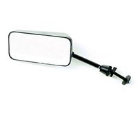 Bike It Motorcycle Mirrors Short Black Universal 6mm Thread F1 Pair Of Short 40mm Rear View Mirrors