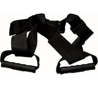 BIKE IT Black Motorcycle Pillion Grippers Grab Handles Waist Straps For Passenger