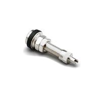 BIKE IT Motorcycle Tubeless Tyre Valve 8mm Chrome Plated T/L Metal Tyre Valve