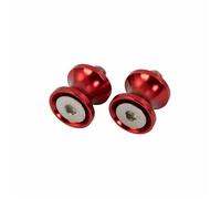 BikeTek Motorcycle CNC Bobbin Spools 8mm 1.25 Red Motorbike Bobbins