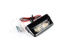 Bike It 'Solar' Motorcycle LED Number Plate Light Bike It Black E-Marked