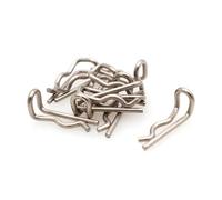 Bike It Stainless Steel R-Clip Compatible With KTM Bikes Brake Caliper Pin - 10 Pieces