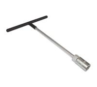 BIKE IT T-Bar Socket Rubber Handled Long Reach Deep Socket Professional Tool (19mm)