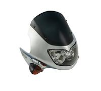 Bike It Universal Raptor 12V 25/25W Fairing Headlight With Indicators - Chrome