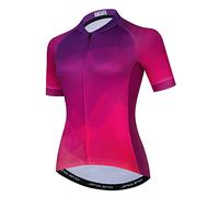 Bike Jersey Women Cycling Shirt Team Bicycle Clothing Ladies Biking Tops Tights Rose S