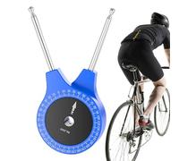 Bike Joint Angle Measurement Tool - Knee Flexure Measuring Tool, Adjustable Protractor for Knee Bend Assessment, Pp and Metal Construction | Protractor for Cycling Training and Performance Improve