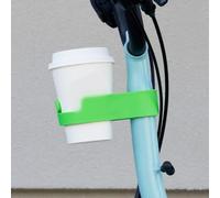 Bike Kettle Holder, Foldable Bike Coffee Cup Holder No Drill Water Bottle Mount Cycling Accessory For Mountain Bikes, Prams And Wheelchair(Green)